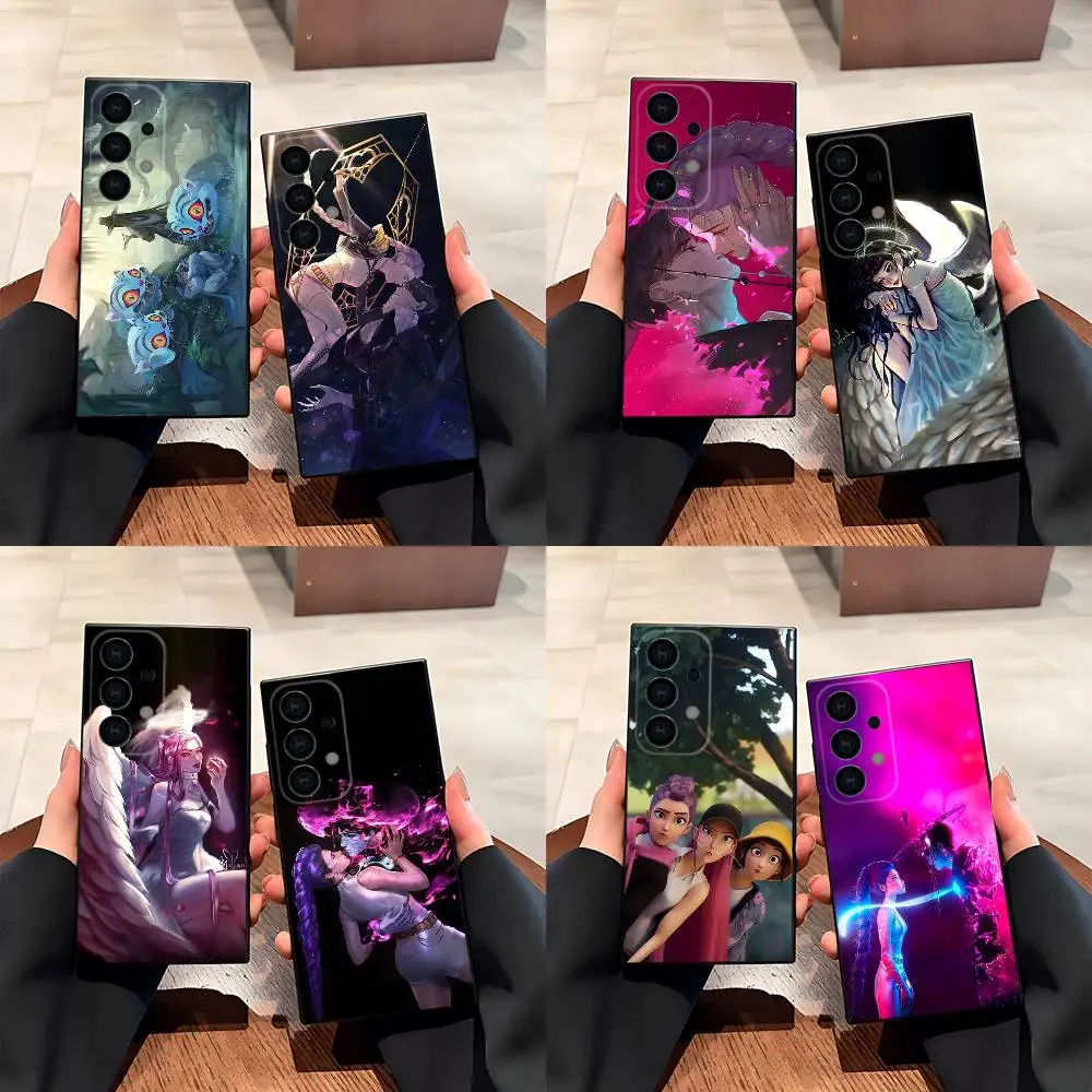 

D-Demons H-Hunters Rujinu Phone Case For Samsung S25,S24,S21,S22,S23,S30,Ultra,S20,Plus,Fe,Lite,5G Black Cover