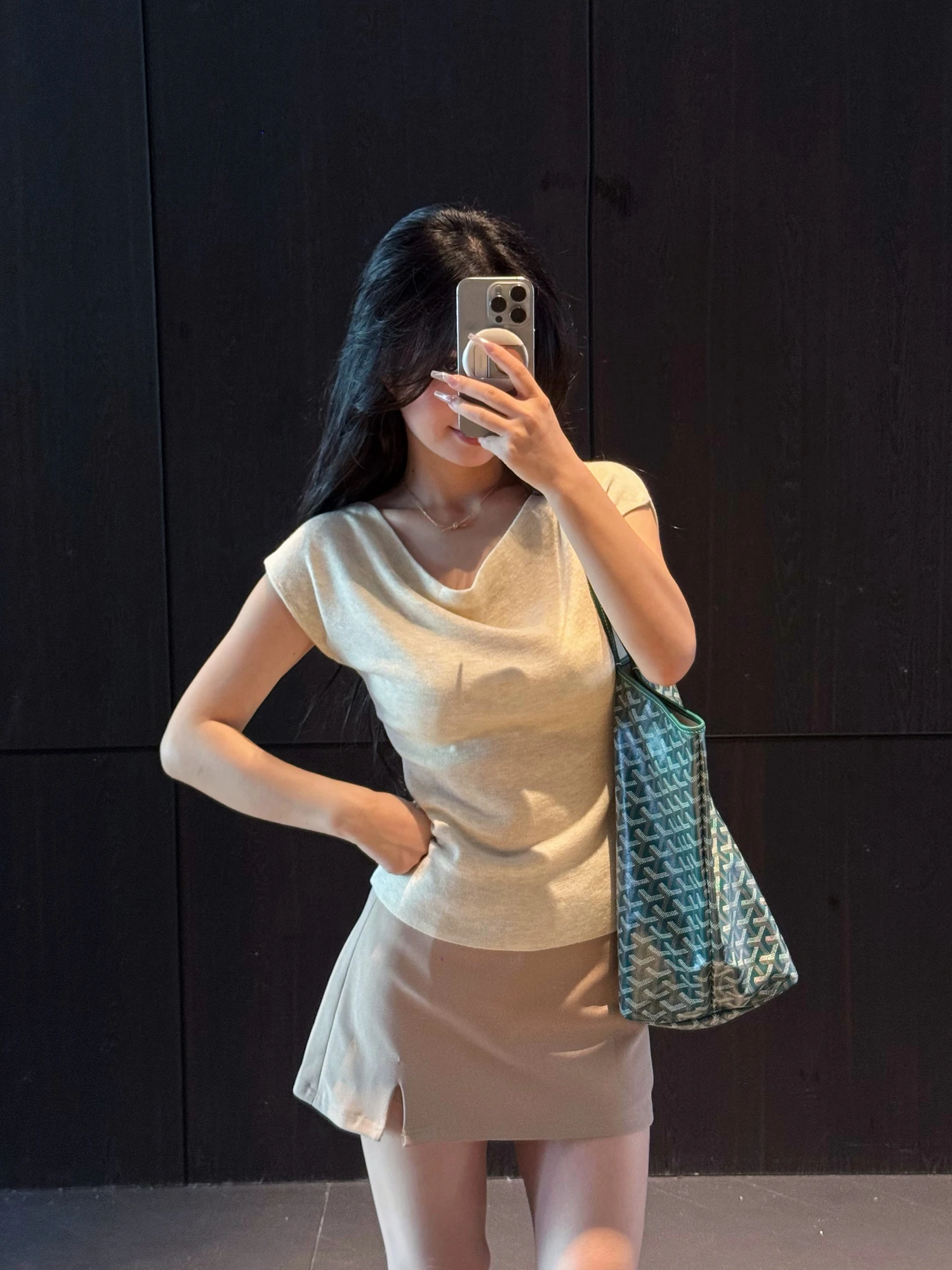 

Slim Fit Wool Blend T-irt One oulder Sle Summer Sweat ng ort Sve V Ne Pure Color Faion Commute Sle Wome...