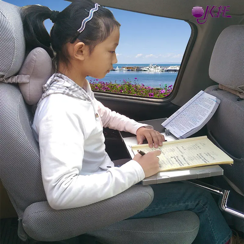 

360 ° Универсальная поворотная подставка для автомобиля, складная настольная подставка, телескопический поворотный компьютерный стол, держатель для планшета и ноутбука