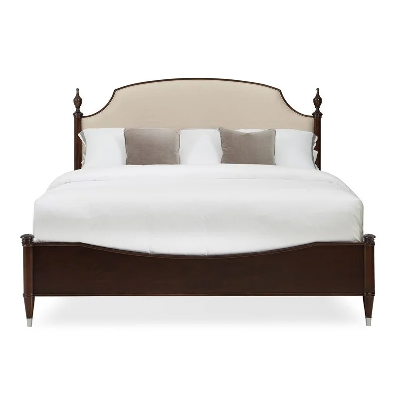 

Double bed, Nordic modern minimalist princess bed