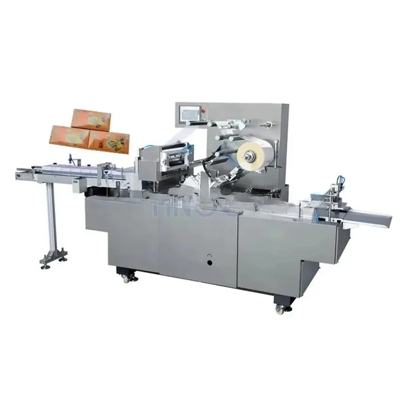 Transparent Film 3d Packaging Packing Machine Opp Perfume Tea Box Cellophane Wrapping Machine