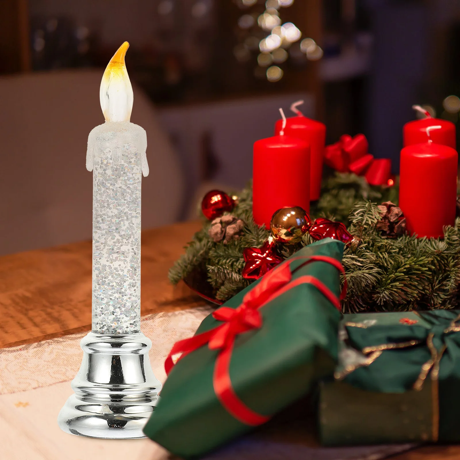

LED Flickering C les Flameless Vintage Plastic Electric C Decor Party Supplies Fake LED Christmas Wedding Birthday Home No