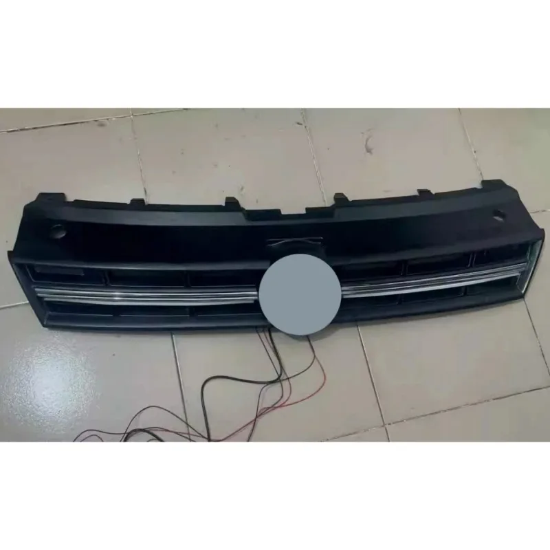 Car Illuminated Grille for Volkswagen POLO 11 12 13 14 15 16 17 18 Modified New Style Bumper Net Radiator Grill