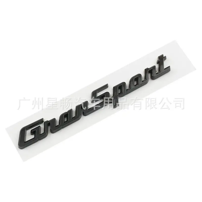 1pcs Car ABS Gransport Granlusso Trunk Letters  Badge Emblem Styling Decoration Sticker for M&aserati Ghibli Coupe Accessories