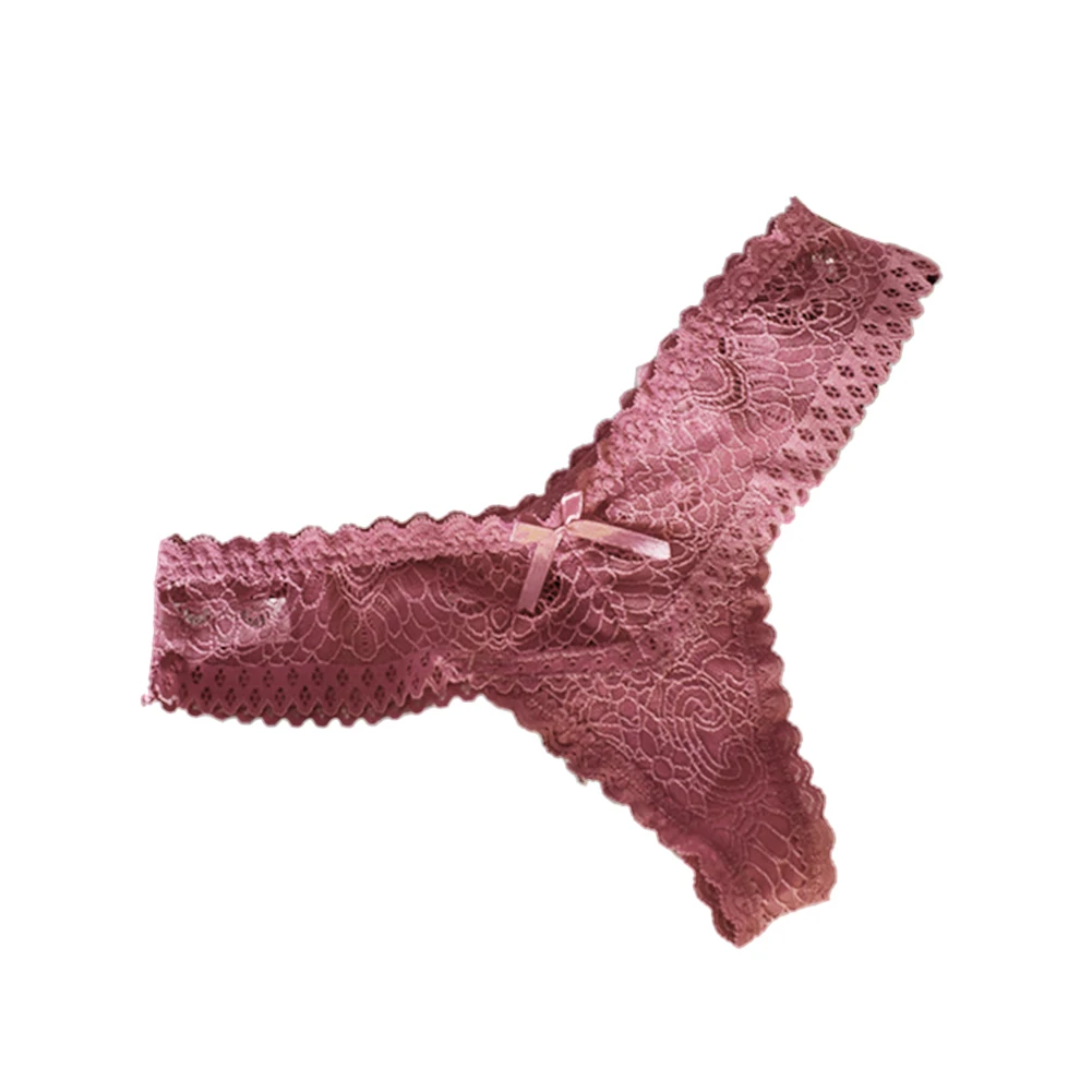 Weibliche Hohle Schleife T Hosen Slips Sinnliche Und Schmeichelhafte Sexy Spitze T Hosen Bequeme Und Atmungsaktive Hohle Schleife Heiße Neue Stilvolle