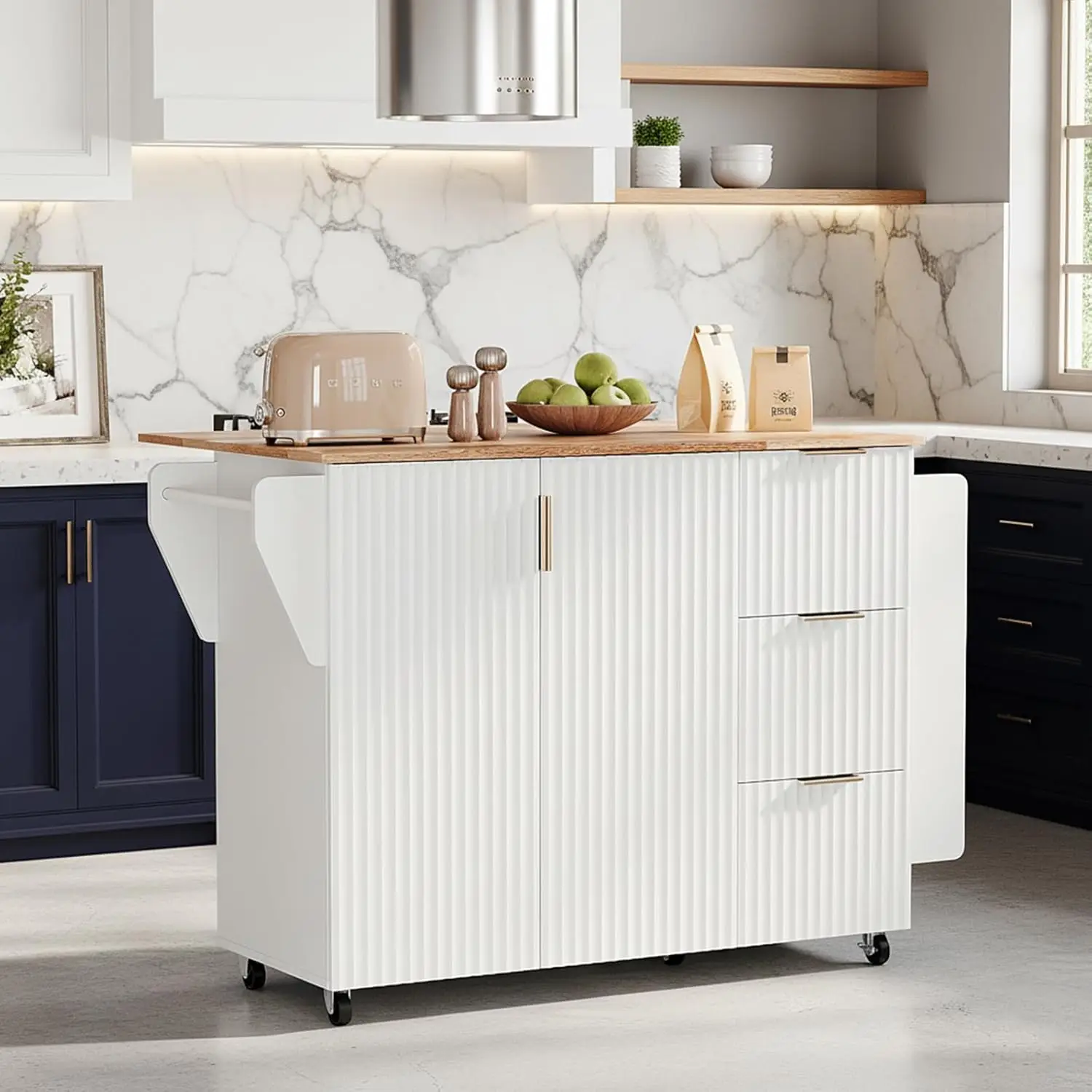 #7 Trending Kitchen Island Carts Right Now