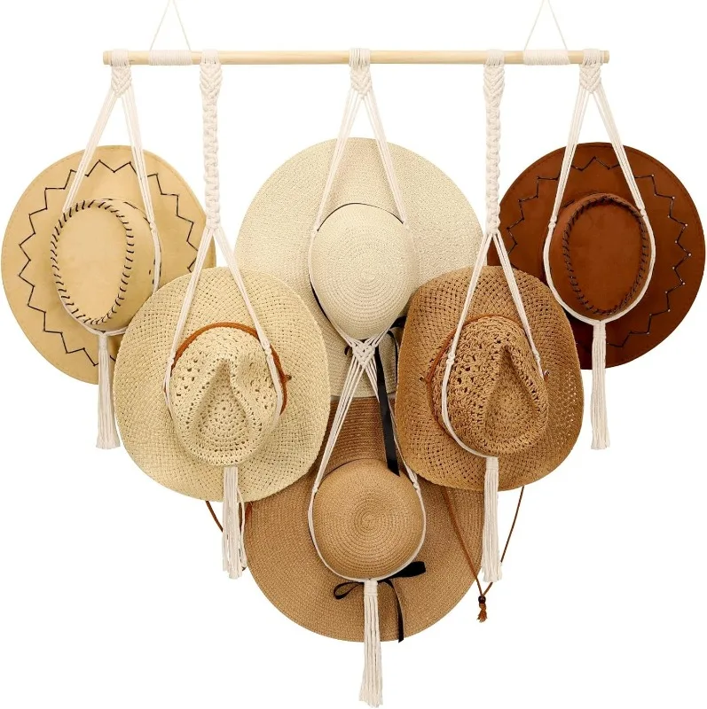 macrame-hat-hanger-boho-hat-rack-for-wall-holder-display-organizer-bobo-hanging-organizer-storage-for-wide-brim-hats