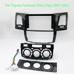 9 Inch Adapter Car Radio DVD Player Fascias Frame For Toyota Fortuner Hilux Vigo 2007-2015 Android Dash Fitting Panel Kit