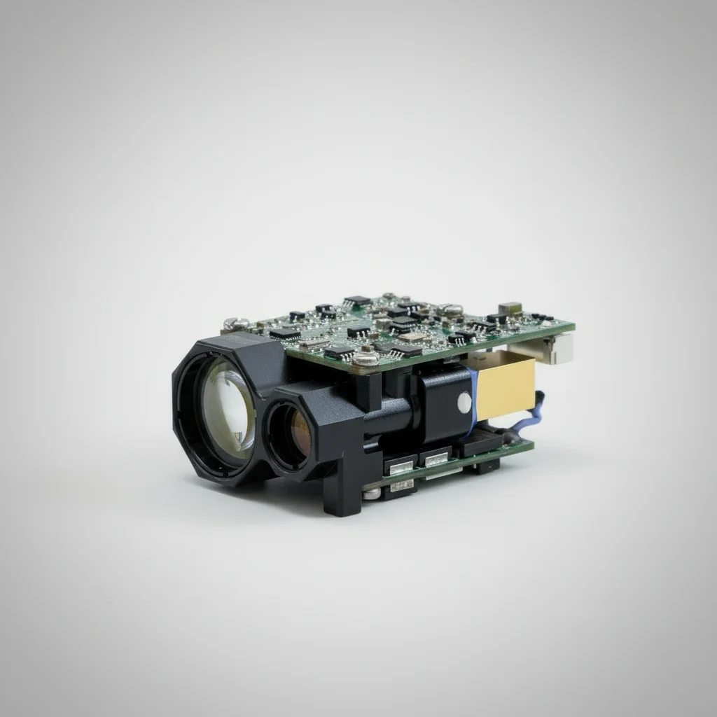 EYOUNG EFC-3000A Compact 1535nm Erbium-Glass Laser Ranging Module Industrial Grade IP67 Rated Aluminum Alloy 5800m Range 1m