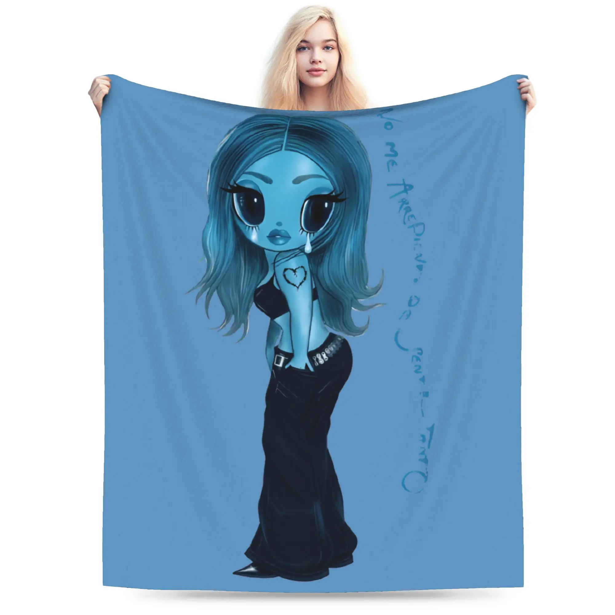 Funny No Me Arrepiento De Sentir Tanto Karols G NMADST  Blankets Soft Velvet  Relax Throw Blanket Machine Washable