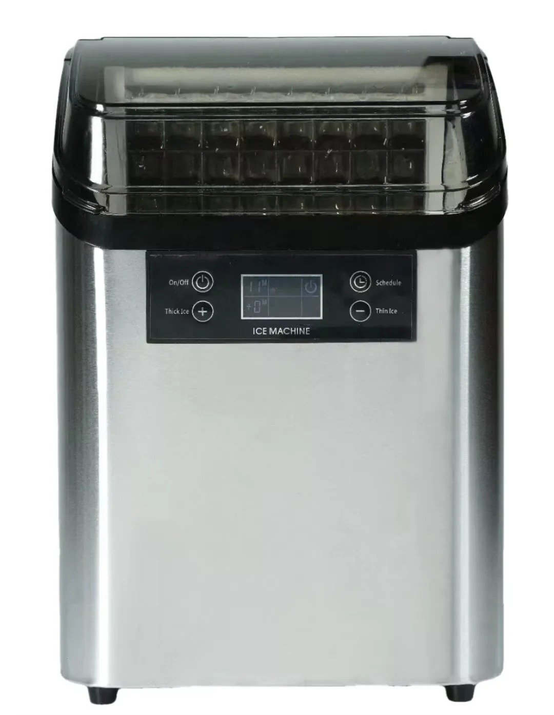 【Best 】New Style 20Kgs Square Automatic Ice Maker Machine with Self-Cleaning&Infrared Ray for Household Bar Coffeeshop Commercia