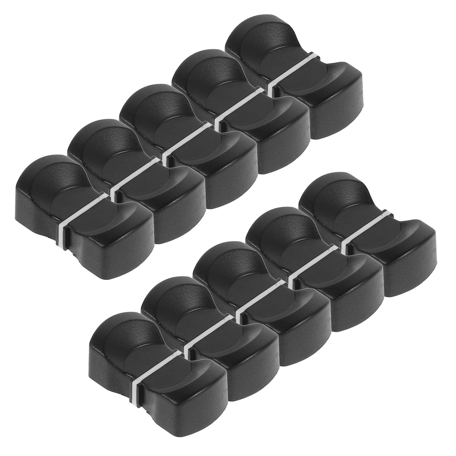 

10 Pcs Push Keycap Mixer Slider Caps Knob Bass Guitar Knobs Replacement Amp Accessories Attachment Part