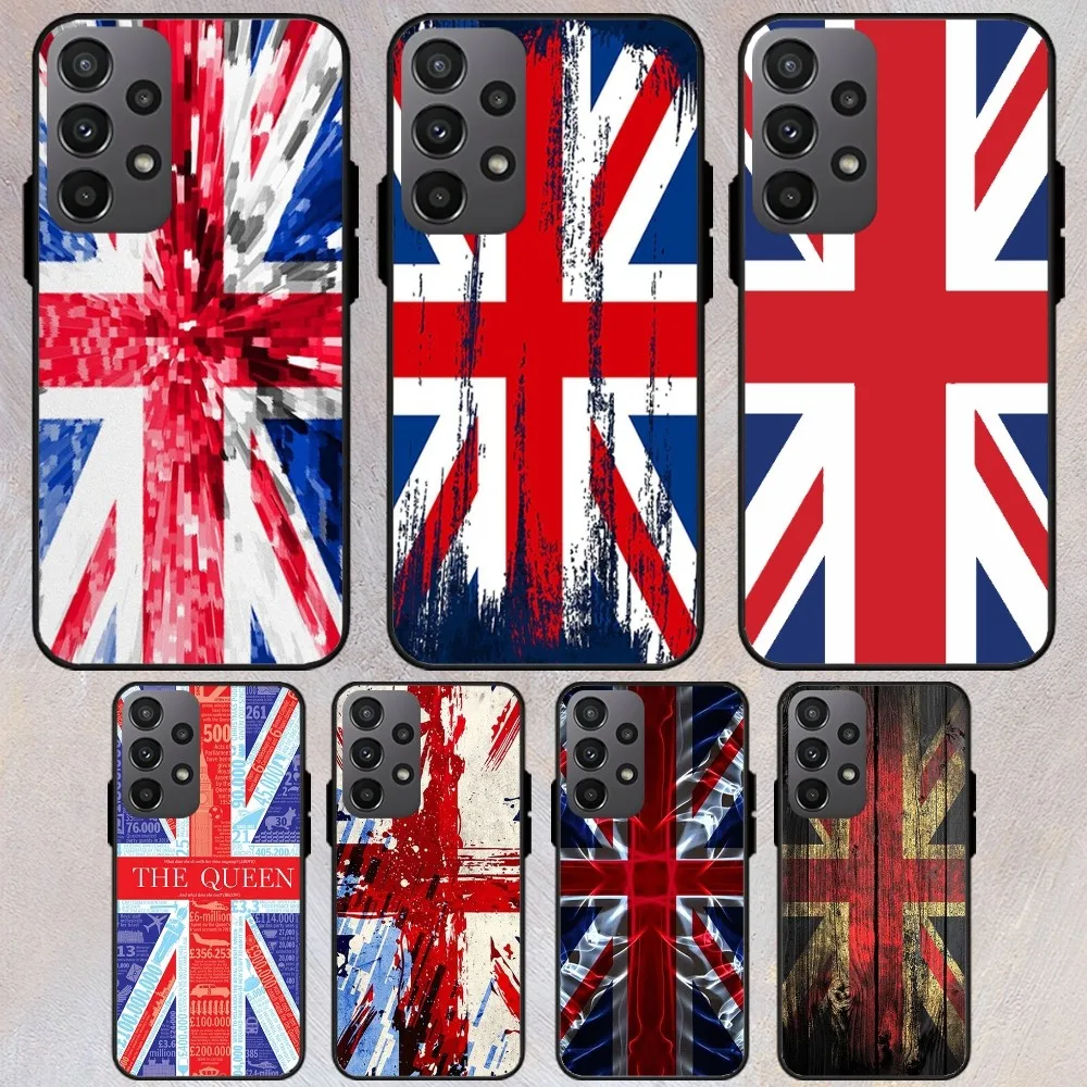 England British English Uk Flag Phone Case For Samsung Galaxy S22 S23 S24 S30 Note 20 10 Plus Lite FE ULTRA Shell