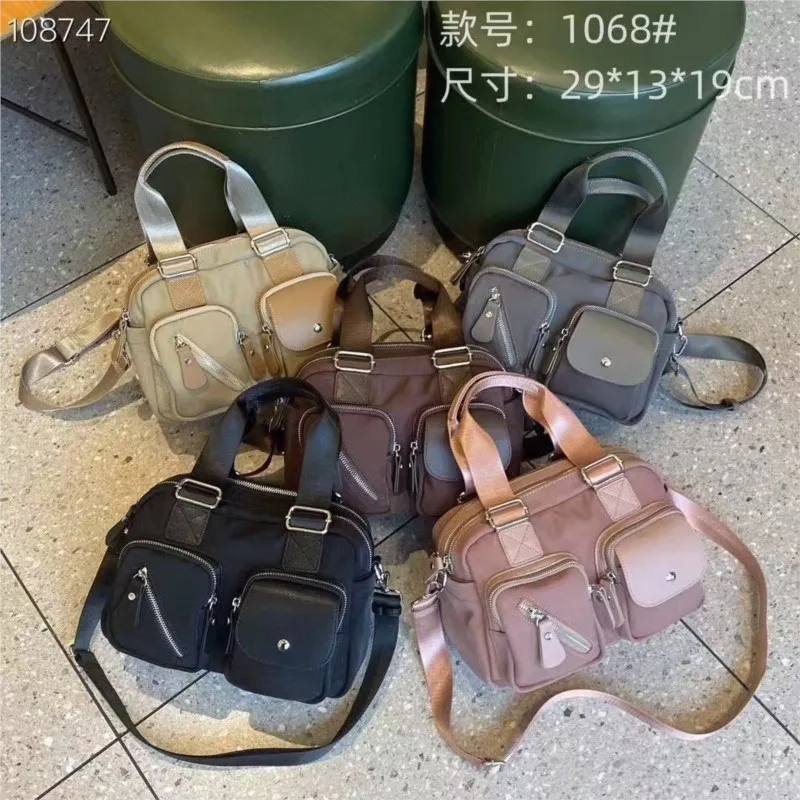 

Oxford cloth handbag women's 2025 new multi compartment large capacity shoulder bag casual commuting crossbody bag