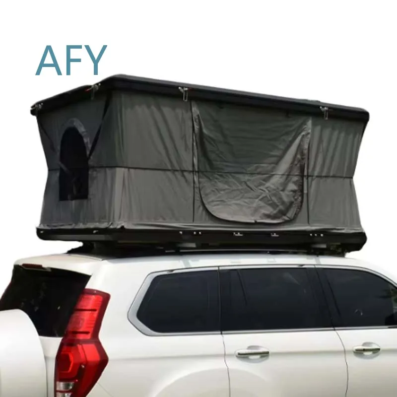 Foldable Roof Tent for SUV Off-Road Vehicles 4x4 Camping Gear with Roof Rack Mount Lightweight Waterproof Rooftop Shelter for