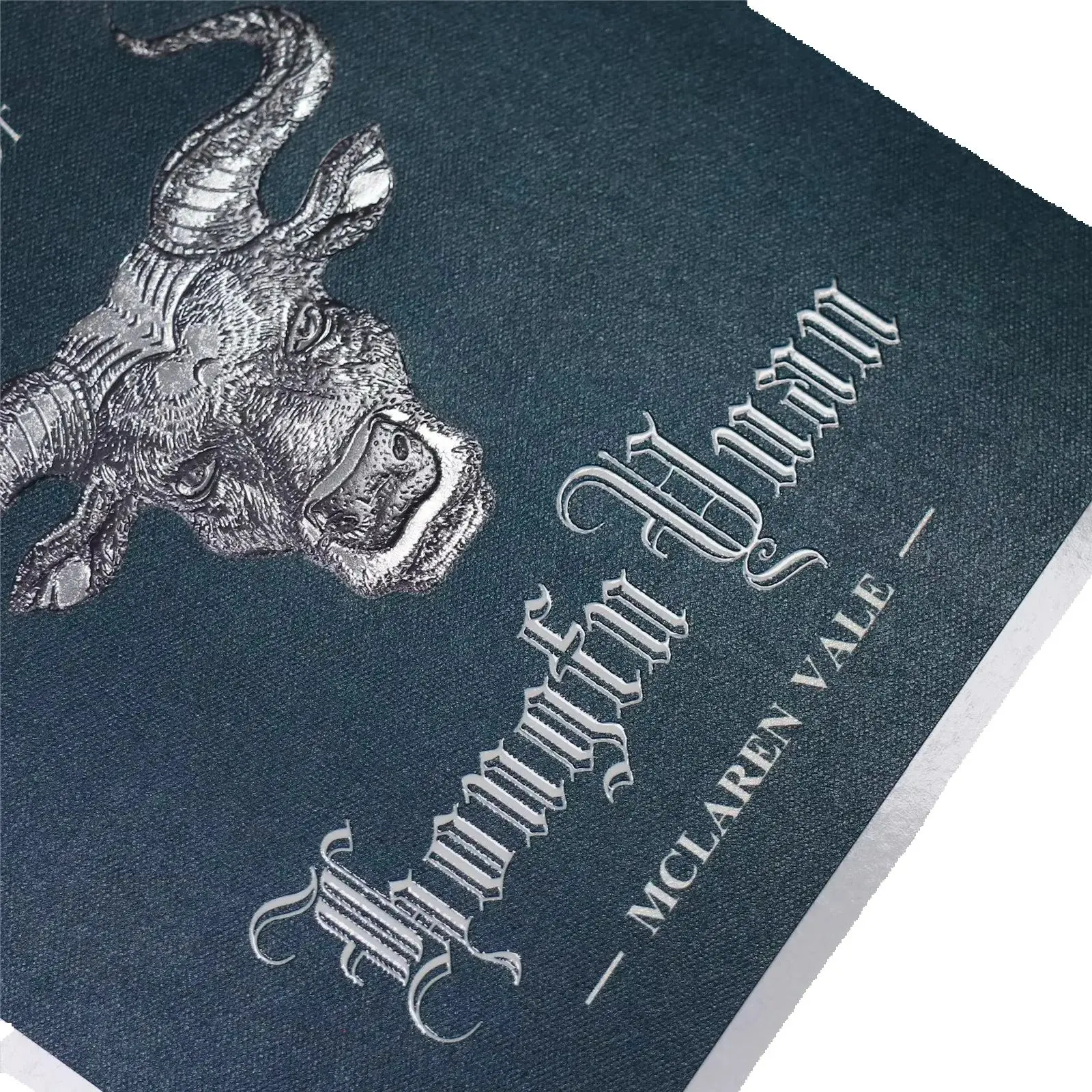 Custom Red Wine Label Roll｜Hot Foil Logo｜Durable Adhesive