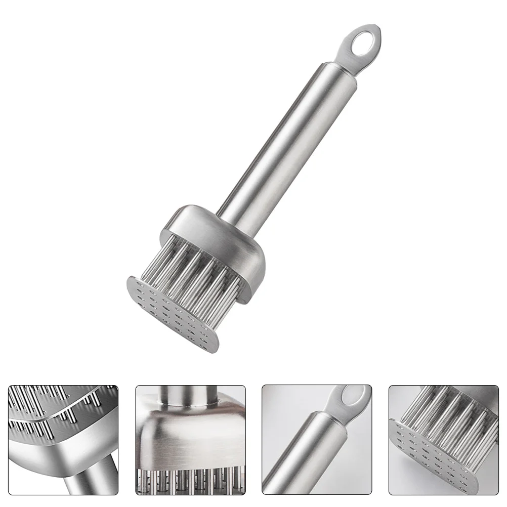 

1pcs Stainless Steel Meat Tenderizer Hammer For Chicken Beef Pork Steak Pounder Tool Kitchen Meat Mallet Tenderizing Utensil