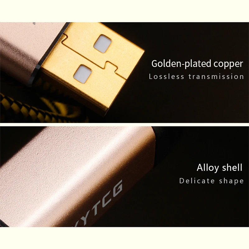 Hifi USB Cable OCC DAC A-B Alpha Digital AB Audio A to B high end Type A to Type B Hifi Data Cable