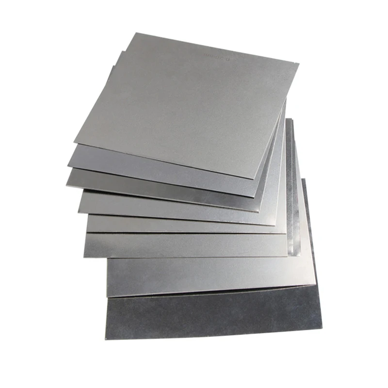 1/2/5pcs 301 Stainless Steel Sheet Thick 0.01-3mm Steel Plate DIY Material Processing Accessories 100*100mm 200*300mm 100*500mm