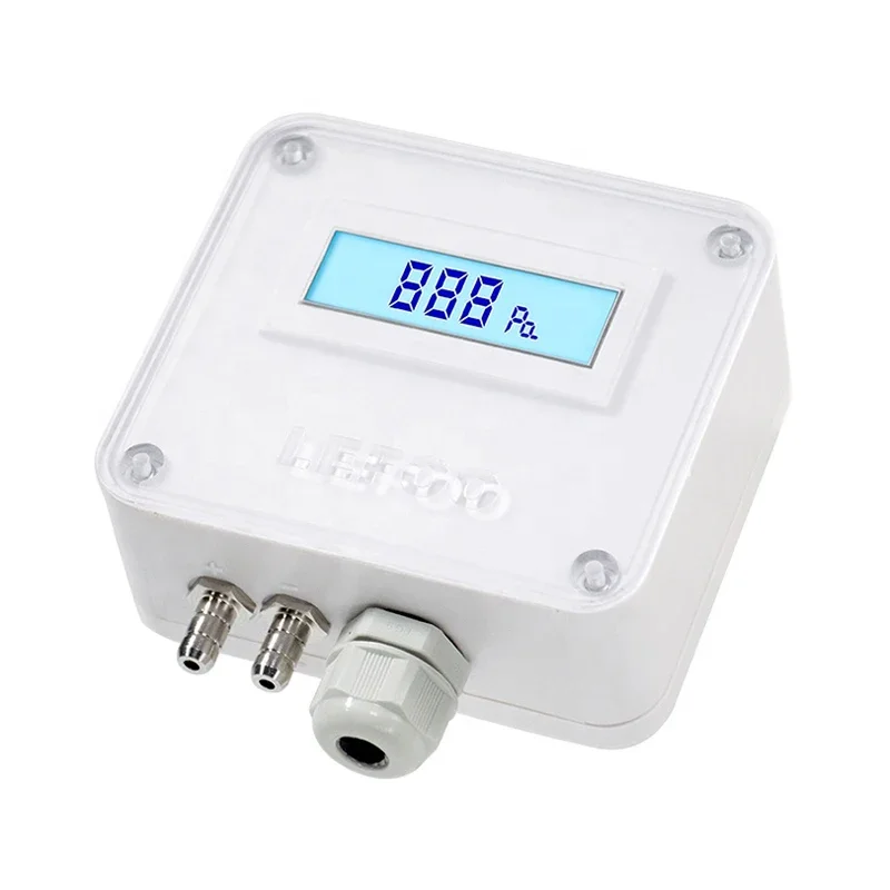 

LEFOO LFM11 LEFOO Digital HVAC Air Differential Pressure Transmitter With LCD Display for clean room