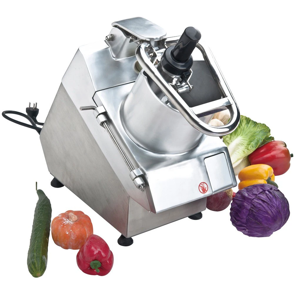 

Hot Selling China Commercial Electric Stainless Steel Fruits Vegetable Cutter Potato Salad Slicer Chopper For Hotel Restaurant