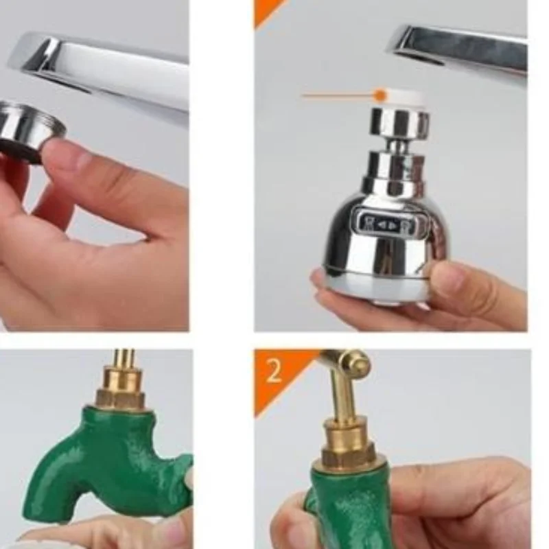 High-Pressure Faucet Connector 360-Degree Swivel Rigid Hose Thick High-Quality Material Faucet Kitchen Faucet Universal Faucet