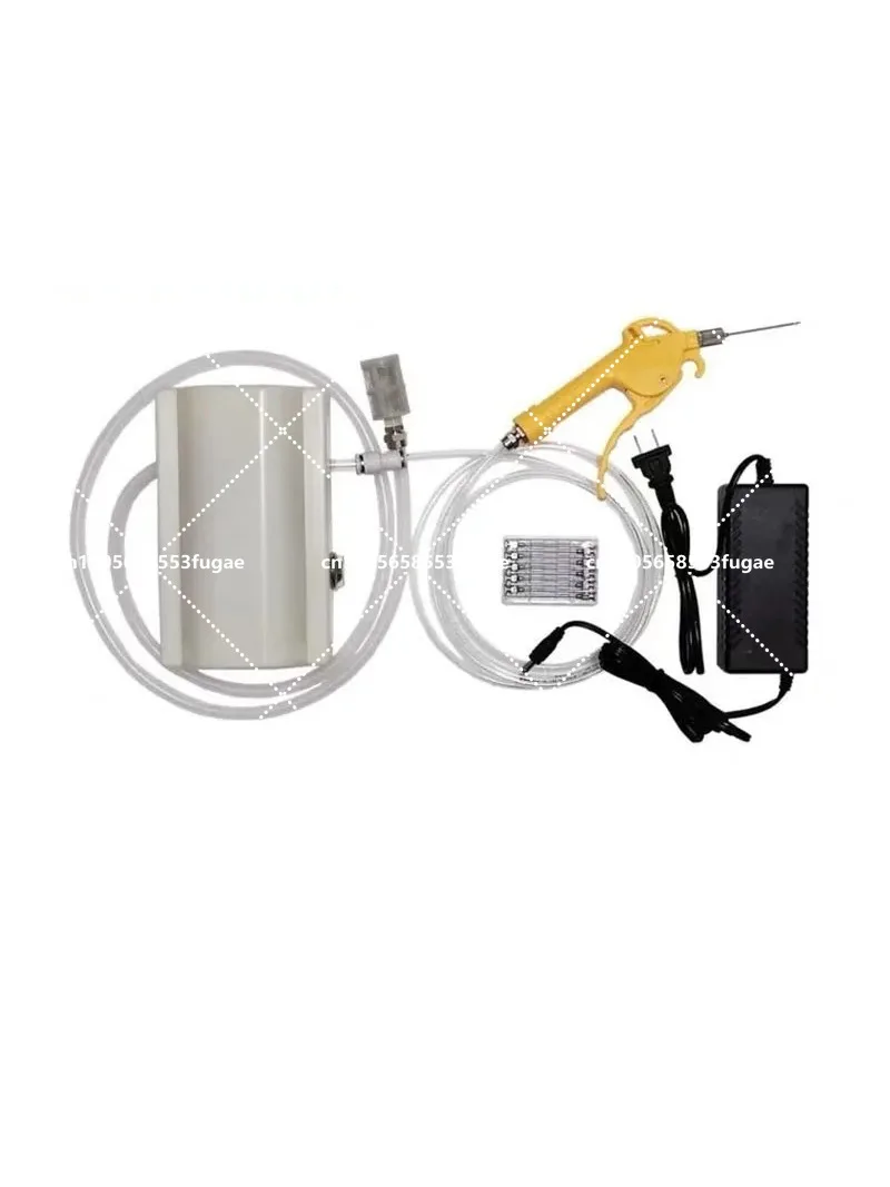 Useful Electric High Pressure Meat Injector Pump Gun - Saline Syringe Bacon Maker Meat Processor for Kitchen
