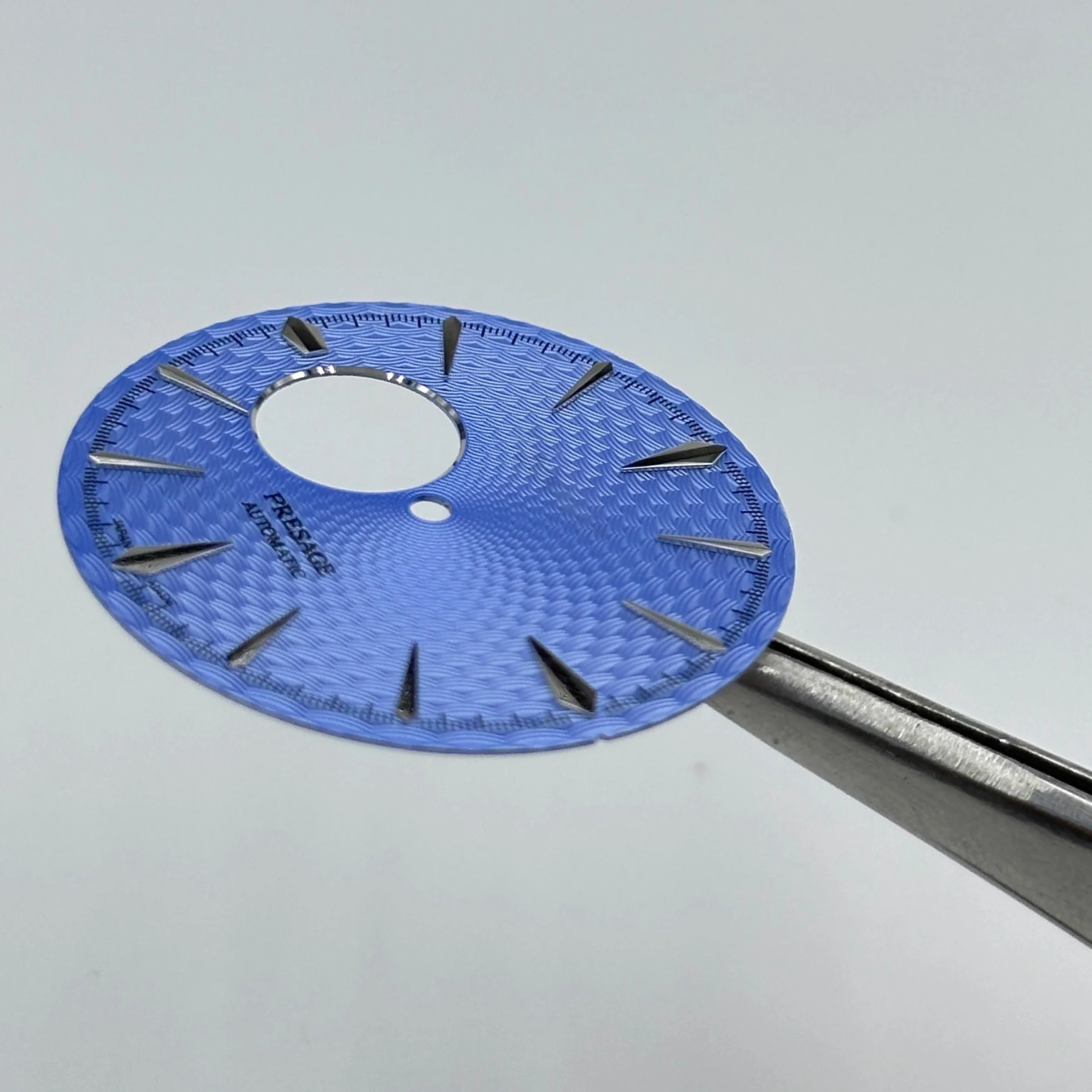 كوكتيل شعاعي مقياس السمك الملمس الفضة الذهب مخلب ساعة الطلب مناسبة لحركة NH38 الأصلي وزارة الدفاع التبعي #5