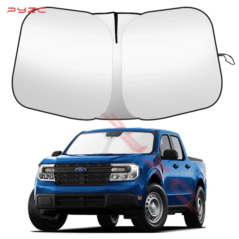 

Windshield Sun Shade for Ford Maverick Accessories 2022-2024 2025 Window Sunshade Sun Visor Protector Foldable Blocks UV Rays