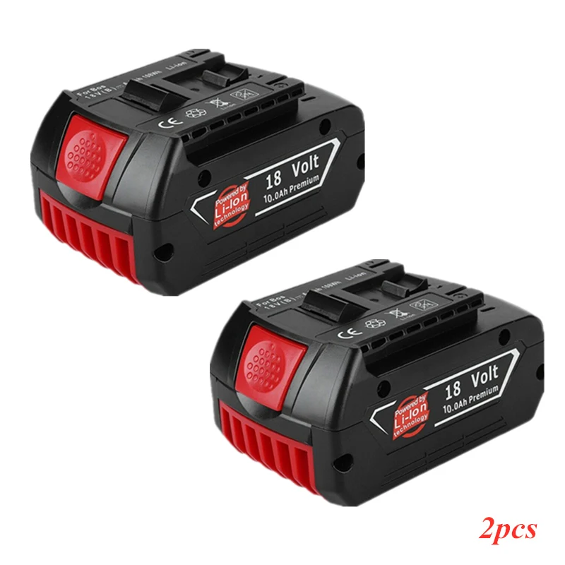 100% batteria ricaricabile agli ioni di litio originale 18V 10.0A per Bosch 10000mah indicatore di ricambio portatile per utensili elettrici di ricambio