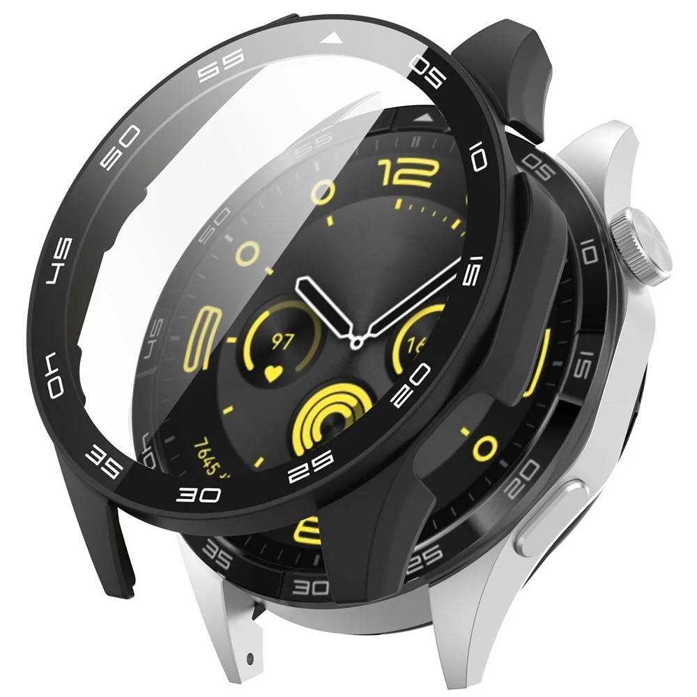 Case Tempered Glass for Huawei Watch GT4 46mm Hard PC Protective Cover for Huawei GT4 46MM Screen Protector Bumper Accessories