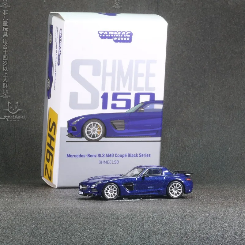 Tarmac Works 1:64 Benz SLS AMG Coupe สีดำ SHMEE150