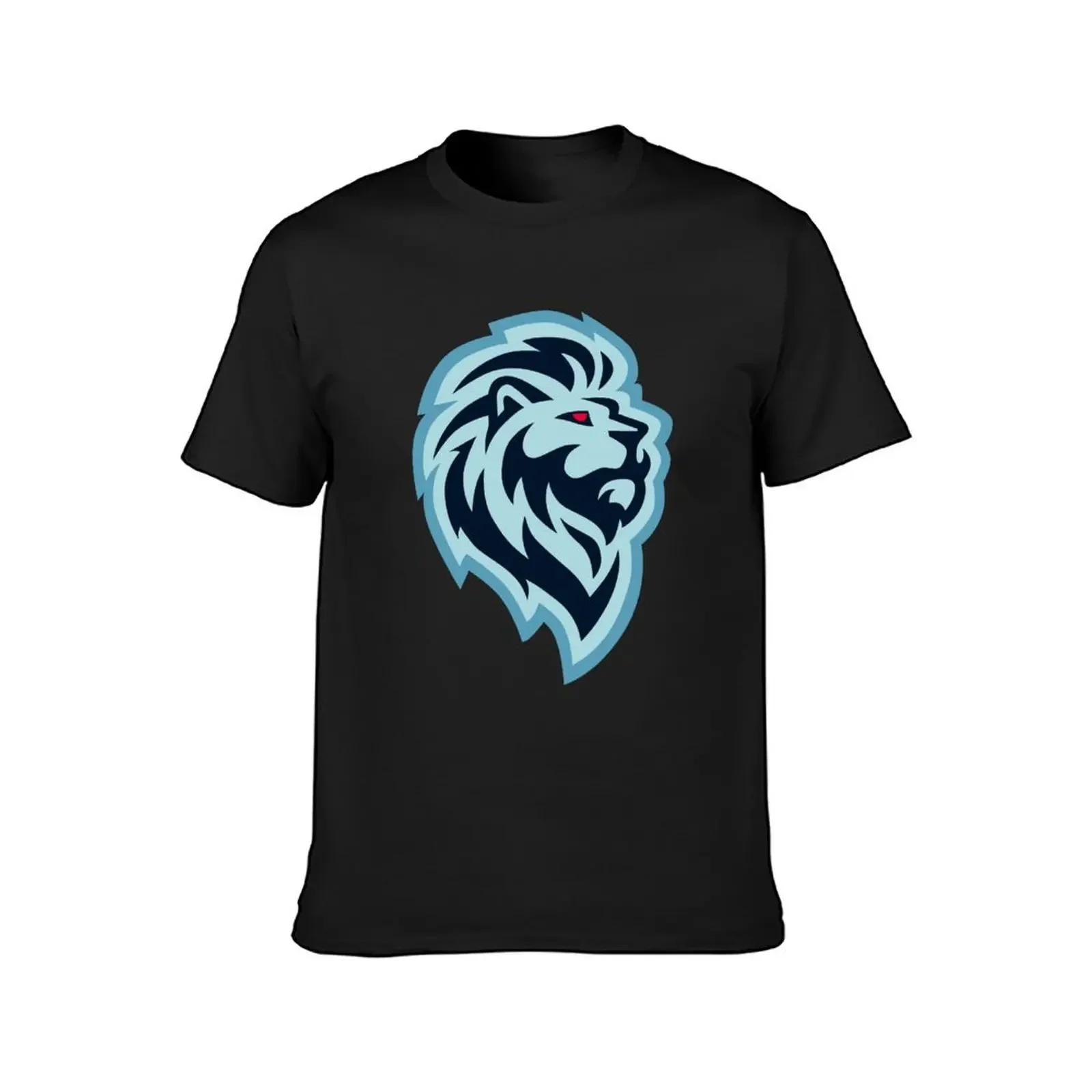 Zurich Pond Hockey Lion Standalone T-Shirt summer tops cheap stuff plain black t shirts men