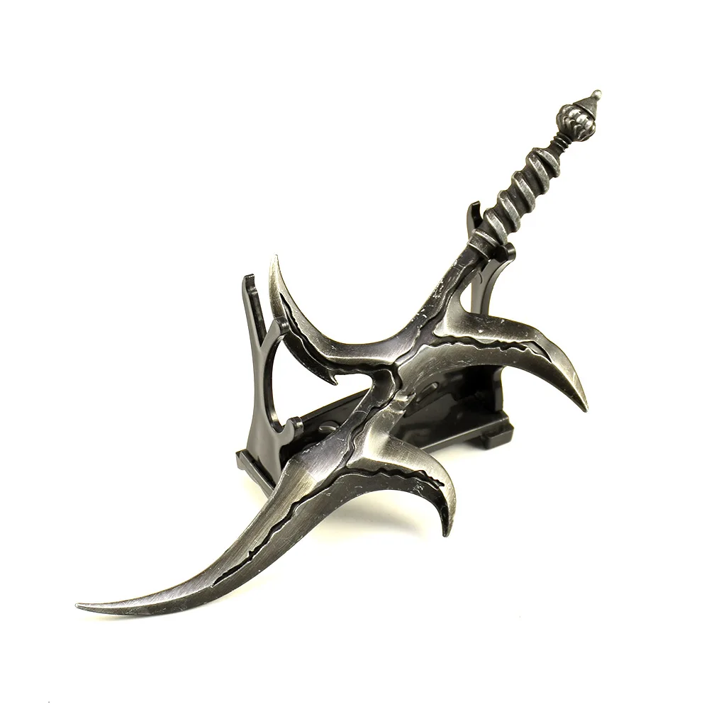 18cm faca preta espada colosal japonês soulslike jogo periférico metal katana lâmina arma modelo chaveiros artesanato presentes brinquedos