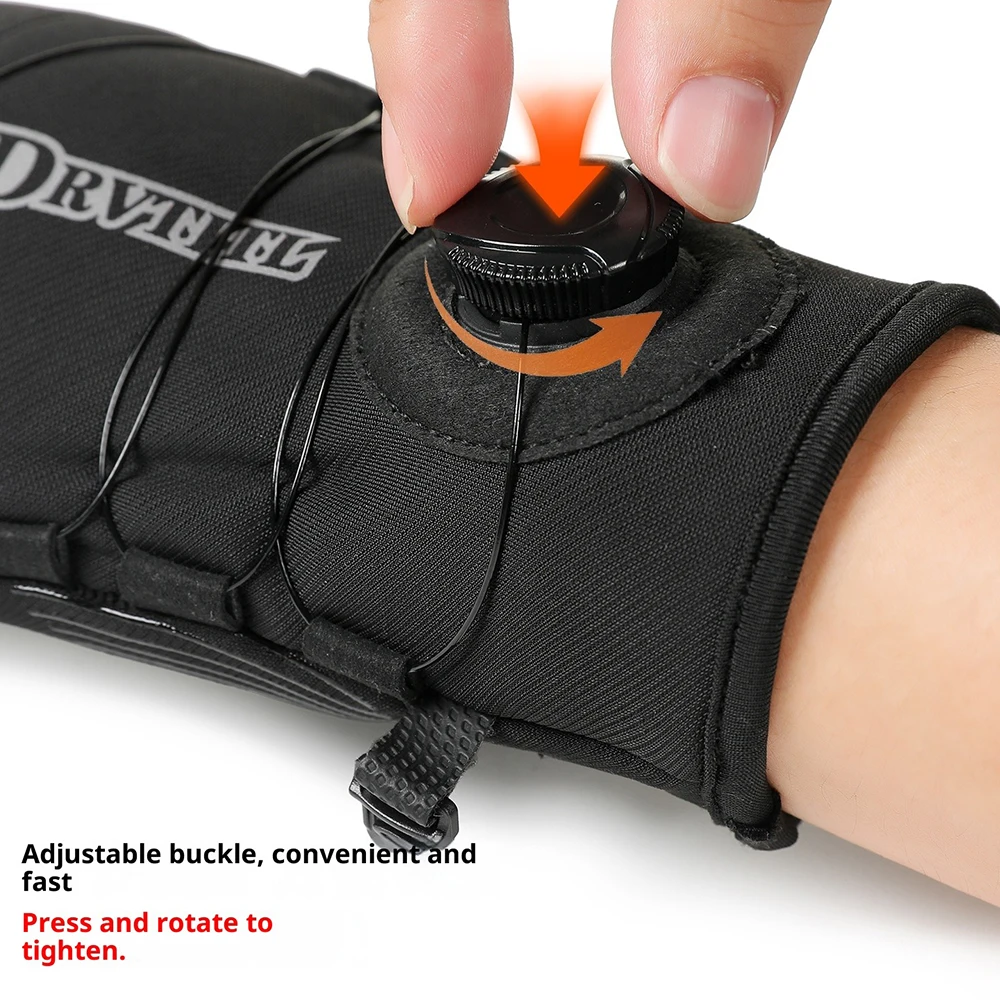 قفازات ركوب الدراجات الشتوية الدافئة المقاومة للماء والرياح للجنسين مع شاشة تعمل باللمس لركوب الدراجات في الهواء الطلق والتزلج والجري وإكسسوارات الدراجات