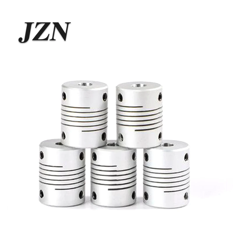 1Pcs D12L18 aluminum alloy elastic printer wire-wound coupling encoder coupling 2/3/4/5/6mm small size