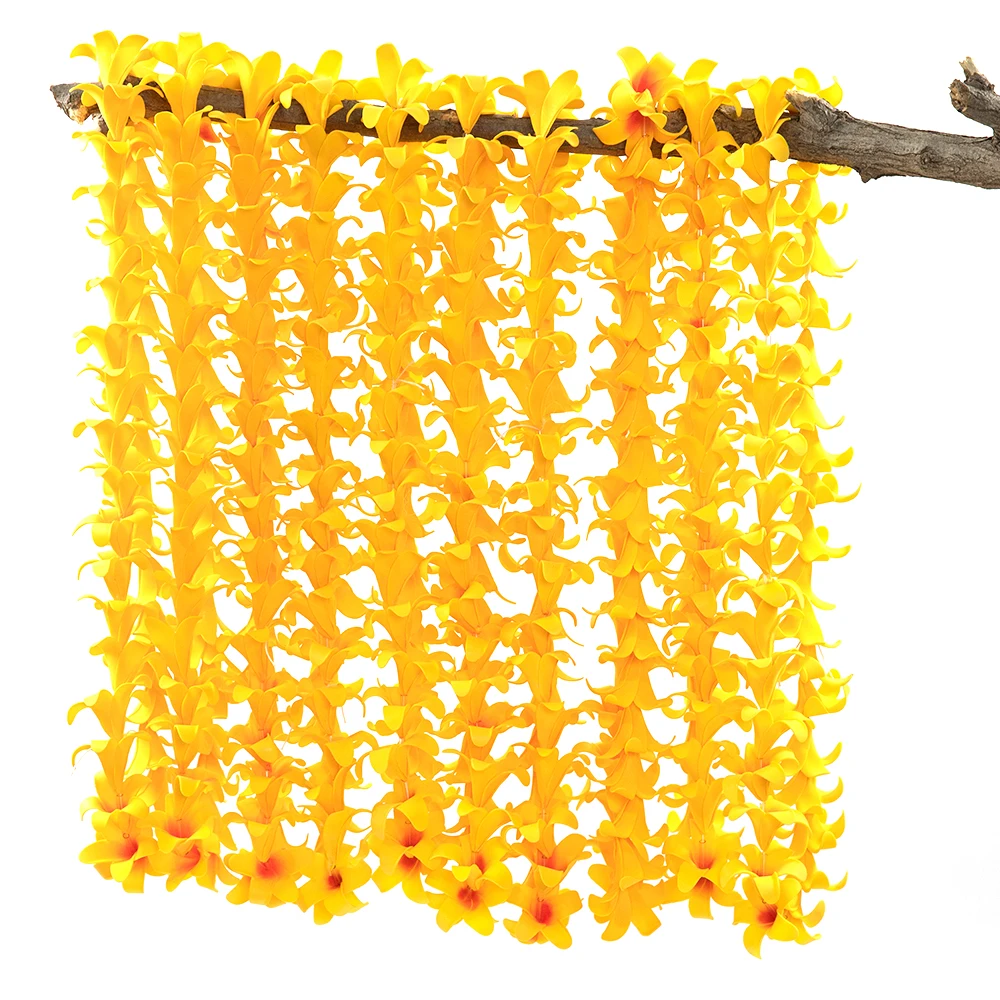 Artificial Foam Puakenikeni Lei for Hula Dance Spring Summer Hawaiian Tradition Lei Day Gorgeous Hawaii Party Wedding Garland