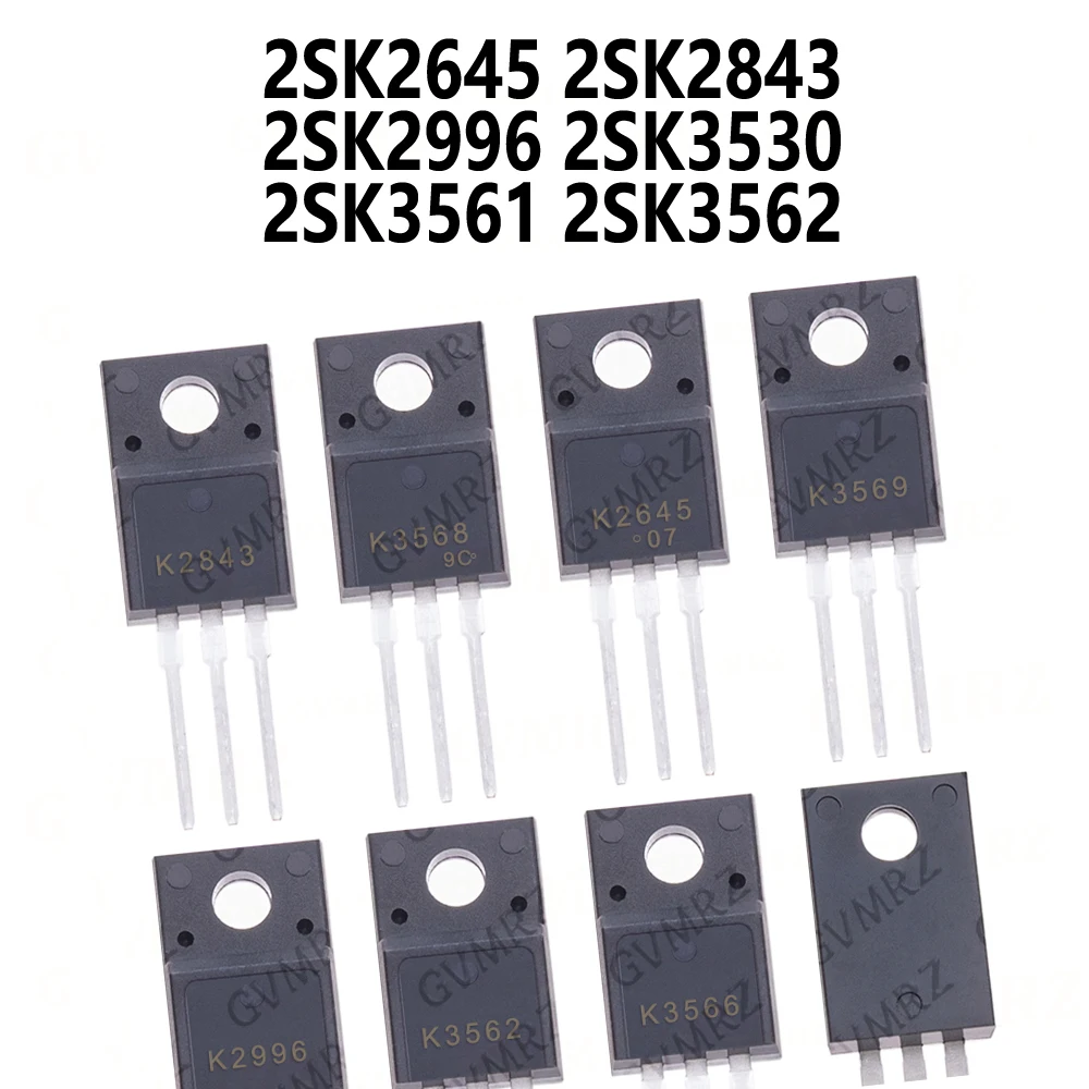 10PCS TO-220  2SK2645 2SK2843 2SK2996 2SK3530 2SK3561 2SK3562 2SK3566 2SK3567 TO-220 2SK3568 2SK3569 2SK3667 2SK3679