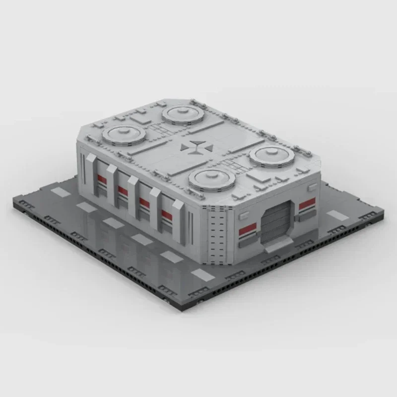 Bloques de construcción Moc modelo de películas de estrellas, barracks militares, tecnología Base, bloques modulares, regalos, juguetes de Navidad, conjuntos DIY de montaje