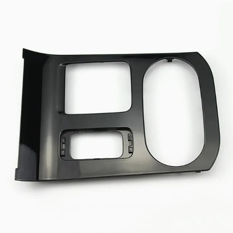 OEMカスタムプラスチック製品部品 黒色プラスチック製内装取り付けブラケット 自動車センターコントロールパネル組立部品