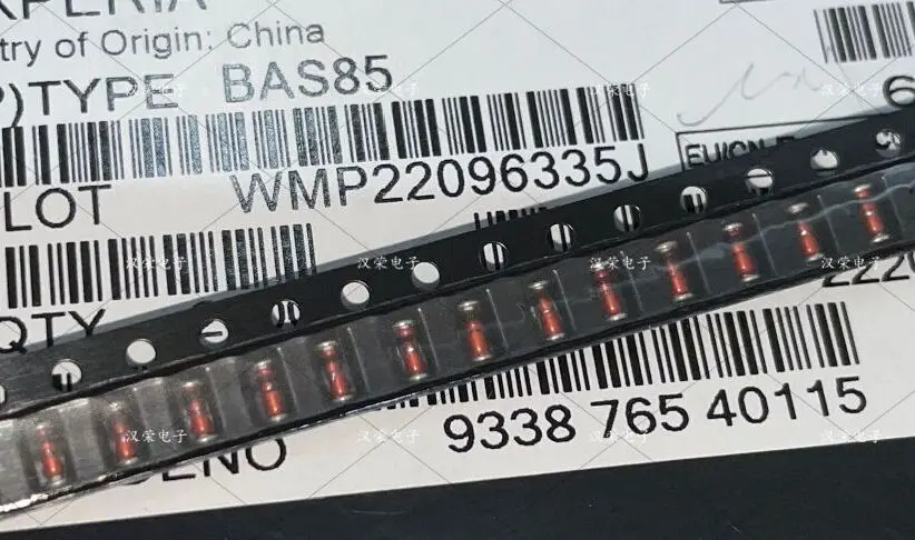 50-100 PCS New Original   BAS85 LL-34 SOD-80 30V 0.2A 200mA 1206 BAT85