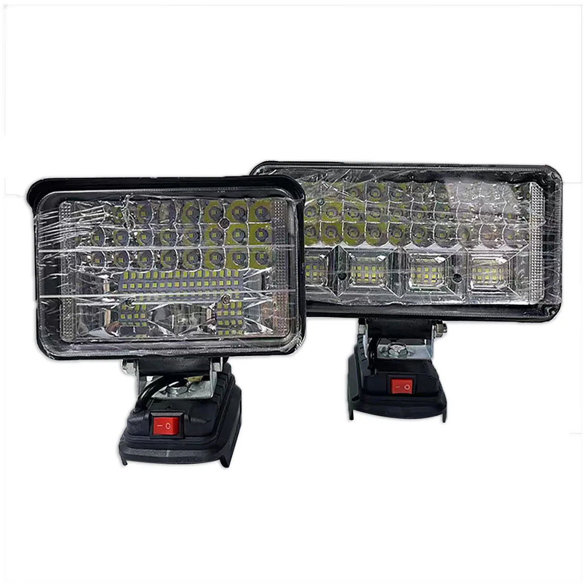 C2 3/4/5/8 Inch Led Licht Draagbare Spots Draadloos Buitenwerk Vissen Handheld Noodhulpmiddel Licht Camping Zaklamp Lantaarn