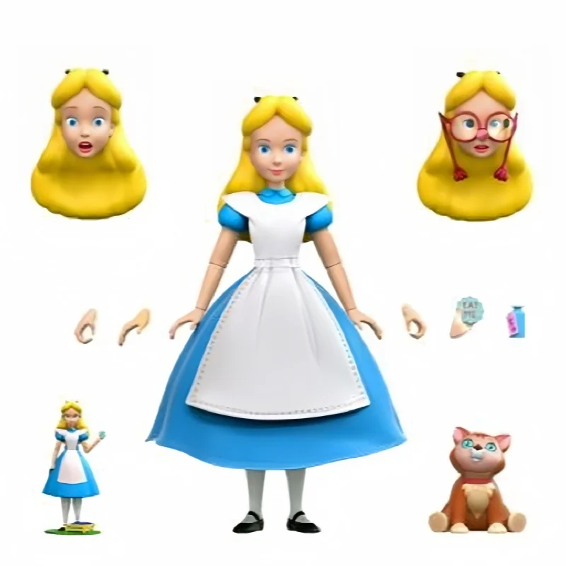 Pre Sale Of Disney Alice In Wonderland Classic Animation Super7 Toy Alice Mad Hatter Model Children'S Christmas Toy Gift