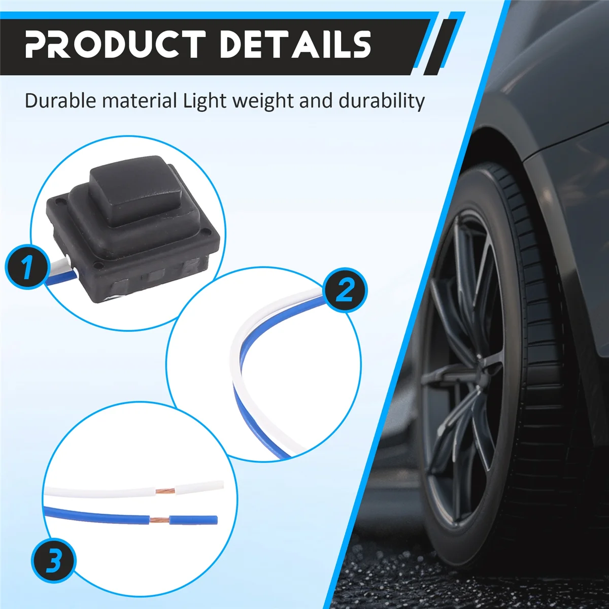 1 пара умных ручек передней двери, маленькая кнопка 82661-D3710 82651-D3710 для Hyundai Tucson 2016-2020, внешний съемный переключатель