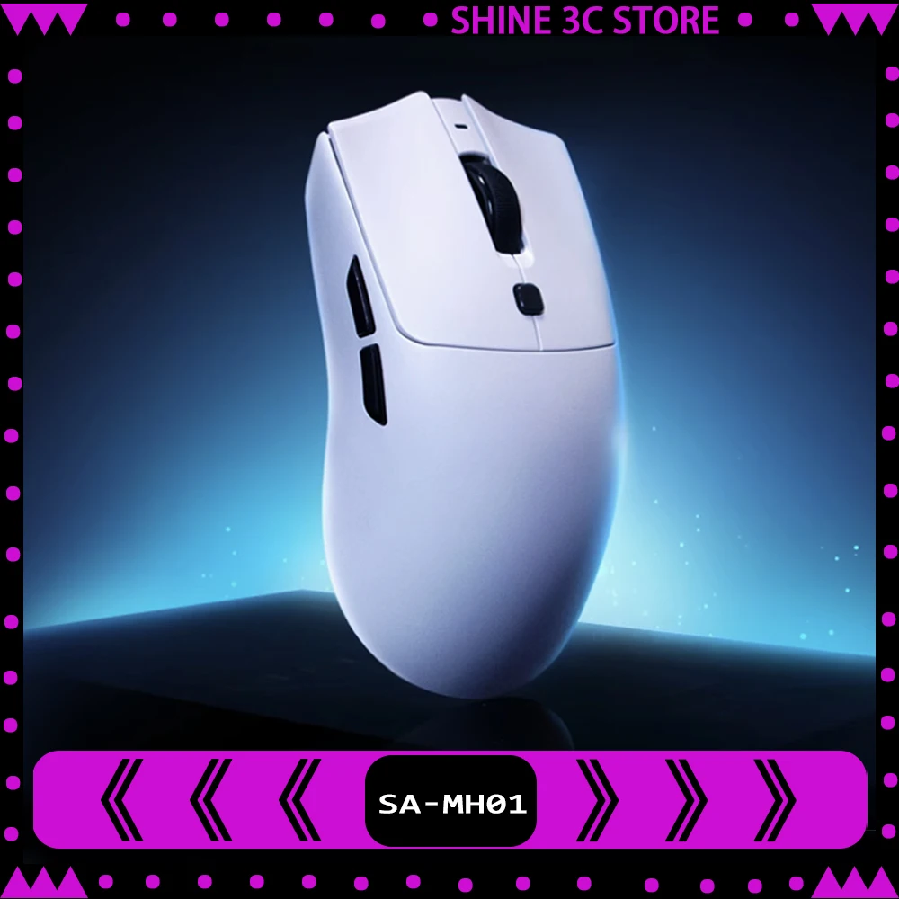 

Rawm SA-MH01 Wiresless Mouse 4K Tri Mode PAW3395 Gaming Mouse Nordic52840 Hot Swap FPS E-Sports Lightweight Pc Gamer Accessories