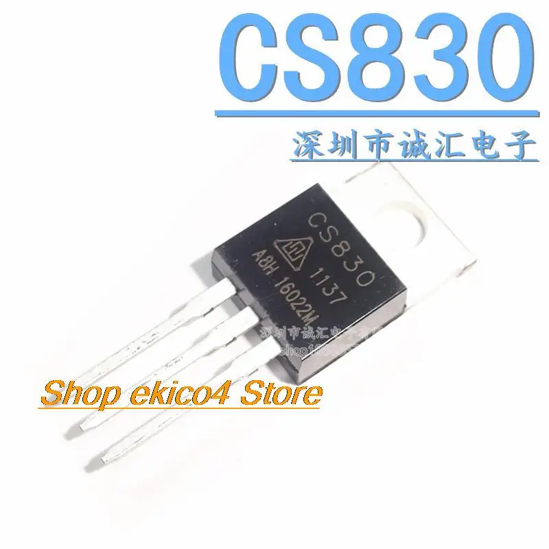 10pieces Original stock  CS830 CS830F TO-220 5A500V N