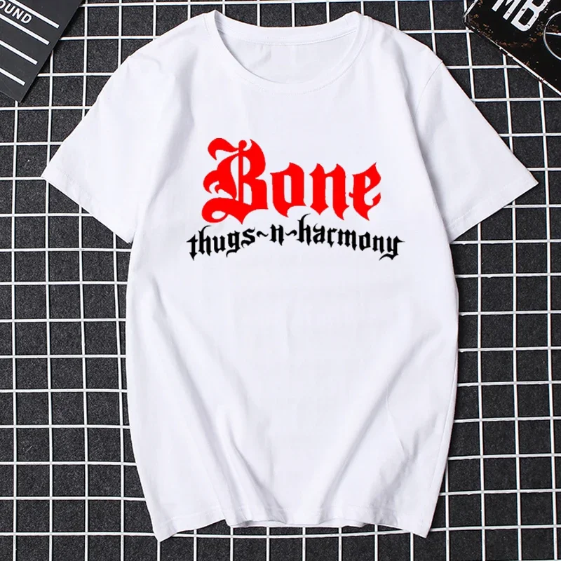 Men harajuku Retro  printed style new  CLOTHING BONE THUGS N HARMONY T Shirt harajuku funny oversized graphic