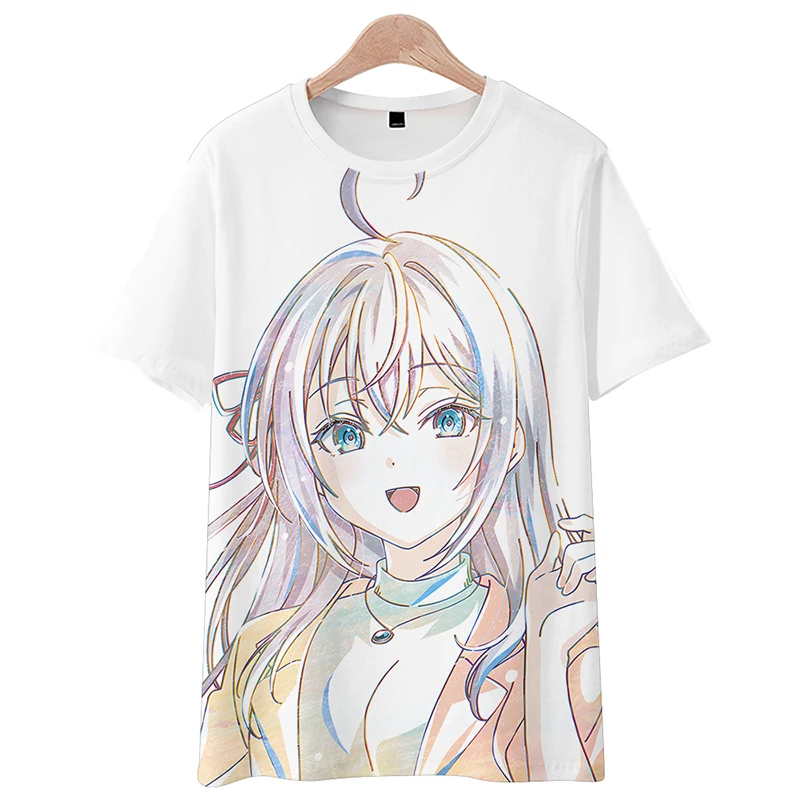 Alya Sometimes Hides Her Feelings in Russian Anime T Shirt Summer Men T-Shirt Casual Women Crew Neck Short Sleeve Tees