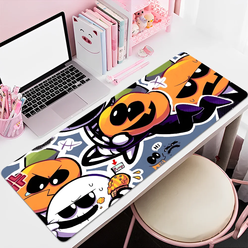 S-spooky-monthS Mousepad INS Tide Large Office Computer Desk Mat Table Keyboard Big Mouse Pad Laptop Cushion Girls Bedroom