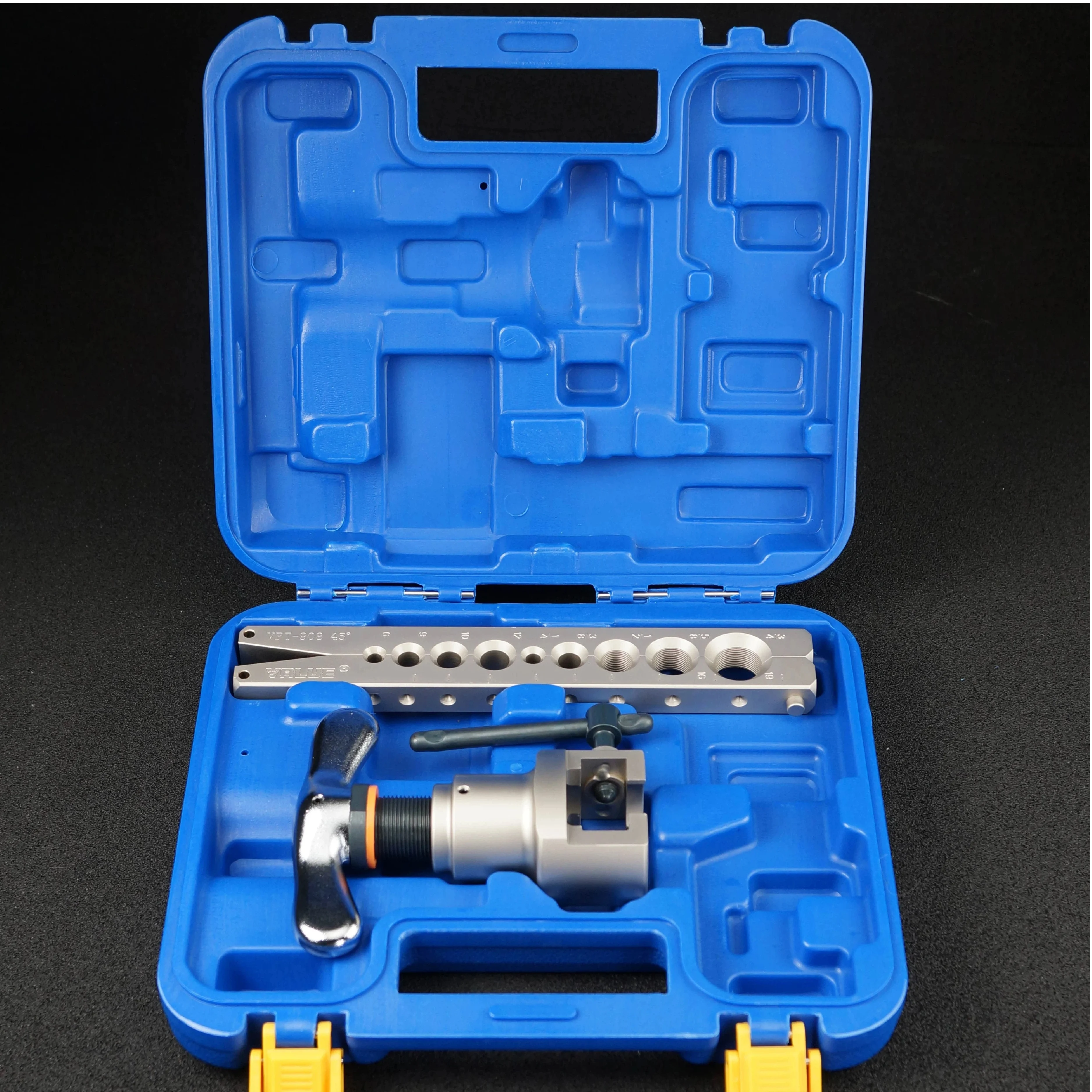 

VFT-908C Multi-Function Flaring Tool Kit – Includes Expanded Pipe Capabilities, Rotary Riveting, and Steel Cutting